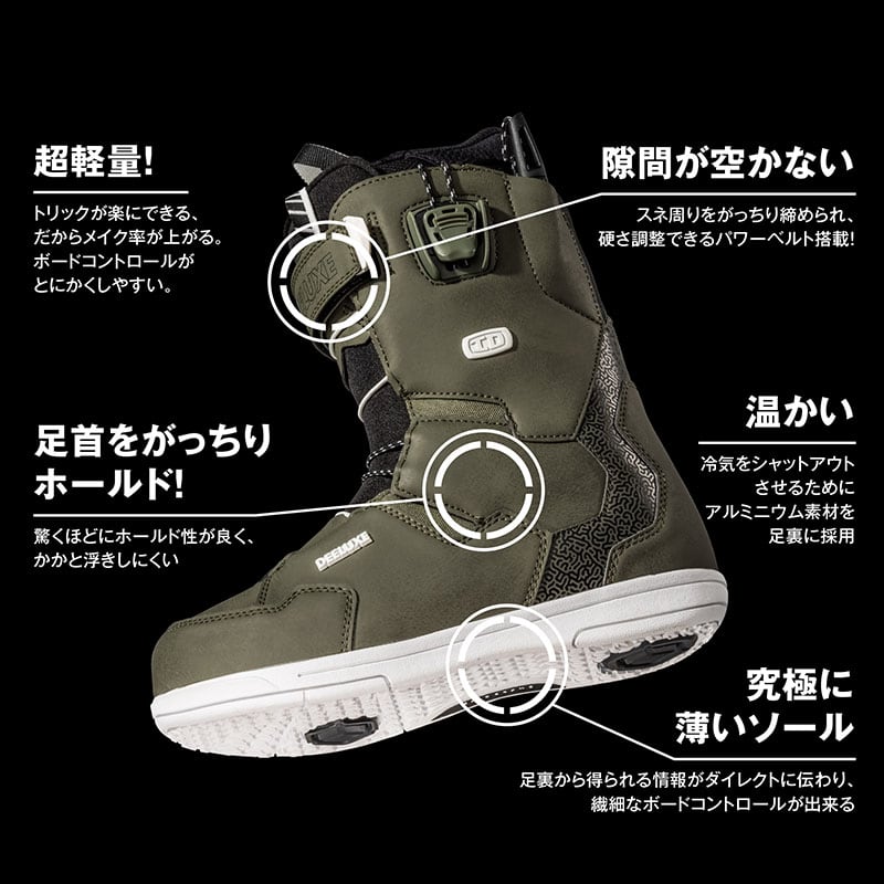【美品】DEELUXE TEAM ID ブーツ　26.5cm SUPERFEETスポンジのスノボ屋さん
